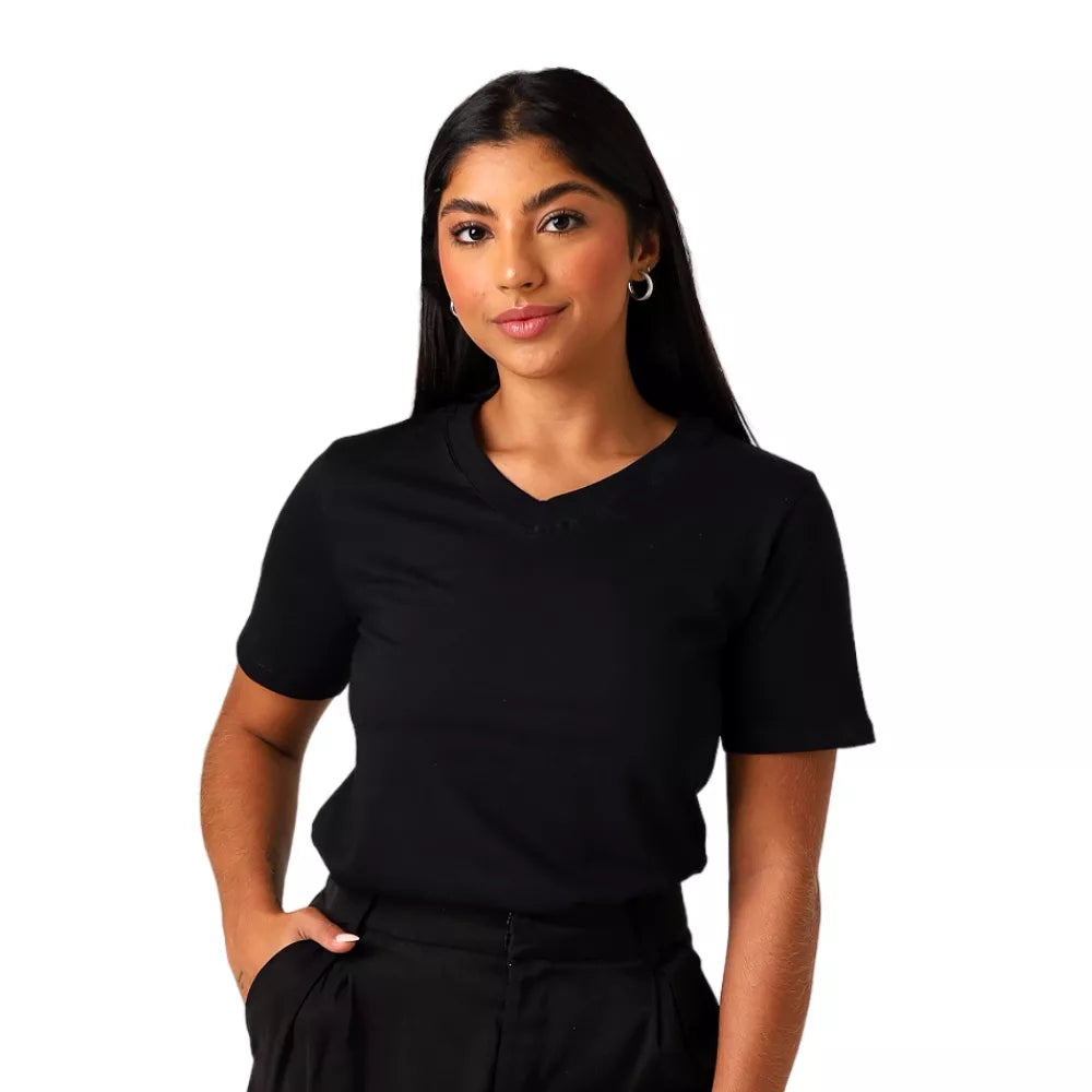 Blusa T Shirt Básica de Algodão Premium