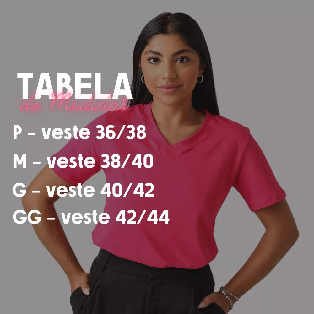Blusa T Shirt Básica de Algodão Premium