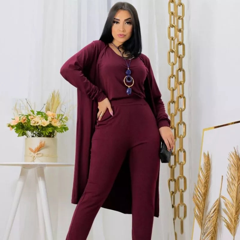 Conjunto Três Peças Cardigan