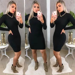 Vestido Curto Midi Inverno