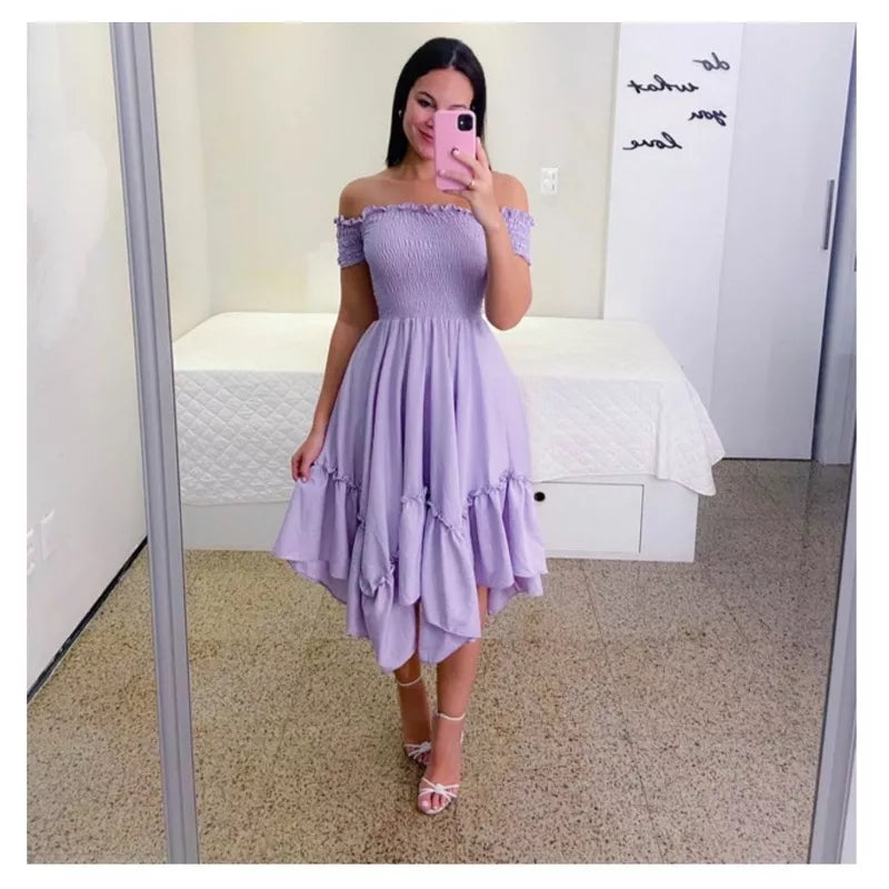 Vestido Longo Lastex  Tons