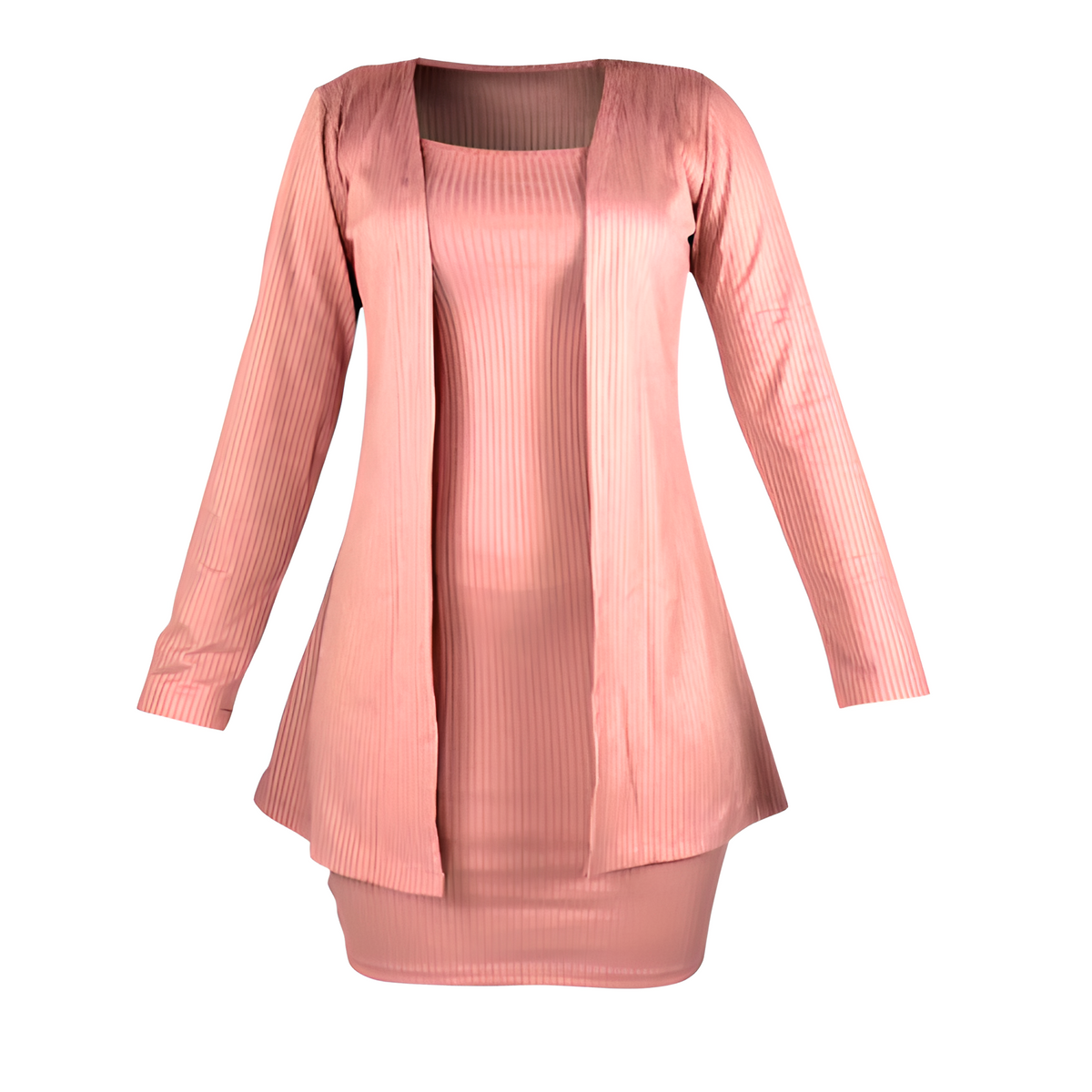 Conjunto Feminino Vestido e Casaco Coleção de Inverno